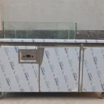 QUẦY INOX TRƯNG BÀY HẢI SẢN DI ĐỘNG 1700MM