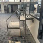 XE ĐẨY ĐŨA MUỖNG KHAY INOX 304
