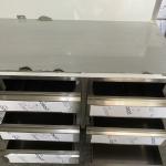 QUẦY TỦ INOX CÓ 6 HỌC KÉO