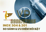 So sánh inox 304 và inox 201: 5 Ưu điểm Nổi Bật