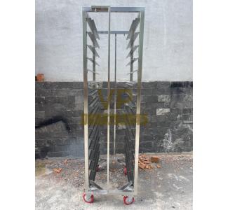 XE ĐẨY KHAY BÁNH THÁO LẮP 