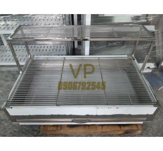 BẾP NƯỚNG THAN CÓ KỆ SONG VP