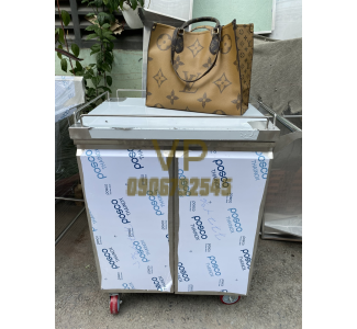 TỦ INOX ĐỂ KHAY DI ĐỘNG