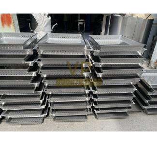 KHAY INOX ĐỘT LỖ 304