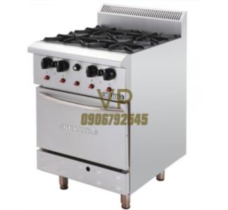 Bếp âu 4 họng có lò nướng Berjaya DRO4-17