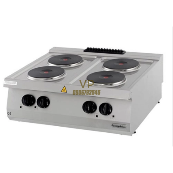 BẾP ÂU 4 HỌNG OZTI DÙNG ĐIỆN-OSOE 8070