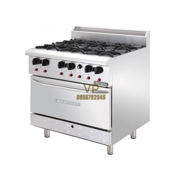 BẾP ÂU 6 HỌNG CÓ LÒ LƯỚNG DRO6L BERJAYA