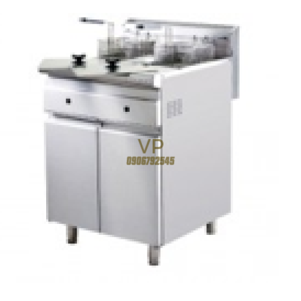 Bếp chiên nhúng đôi dùng gas Berjaya FSGDF11D