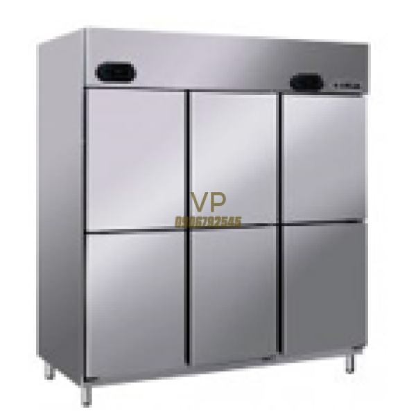 Tủ 4 đông 2 mát 6 cánh inox Berjaya BSDU4F2C/Z