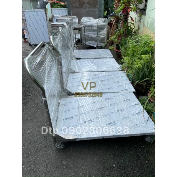 XE ĐẨY HÀNG INOX 304