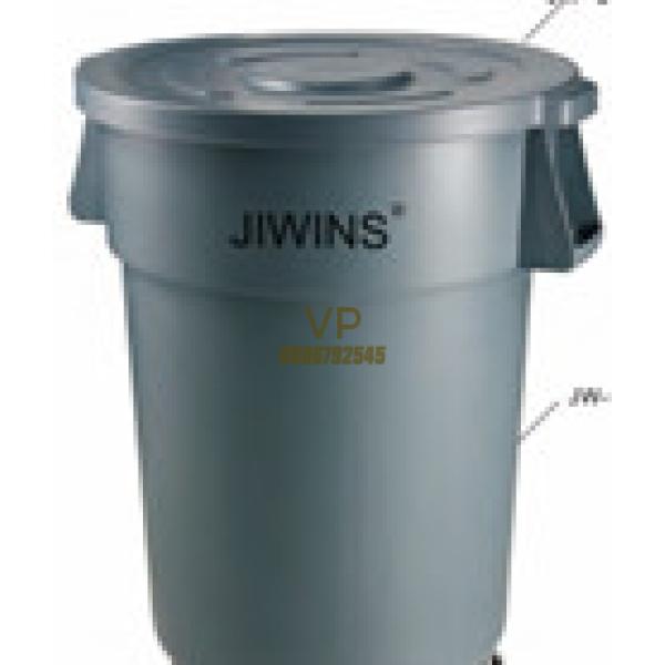 THÙNG RÁC CÓ NẮP JIWINS JW-CR76E + JW-CRC2P