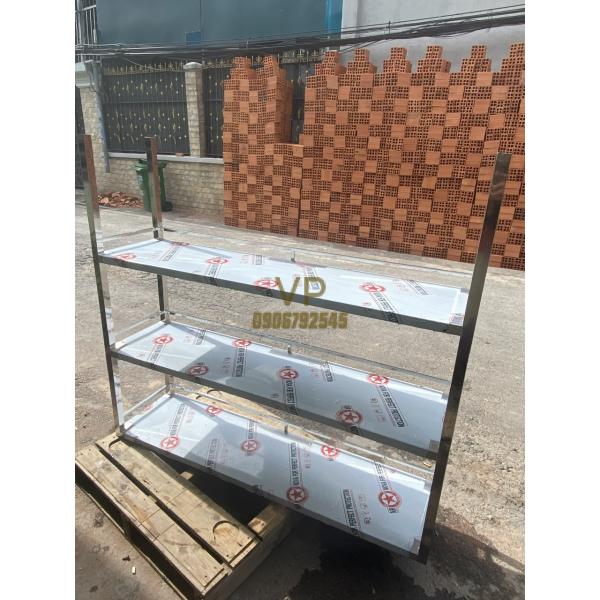 KỆ TREO TRẦN 3 TẦNG CÓ GIĂNG 3 MẶT VP